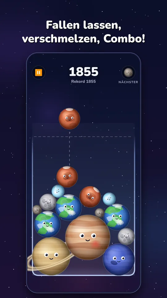 Cosmo Merge, Screenshot 1