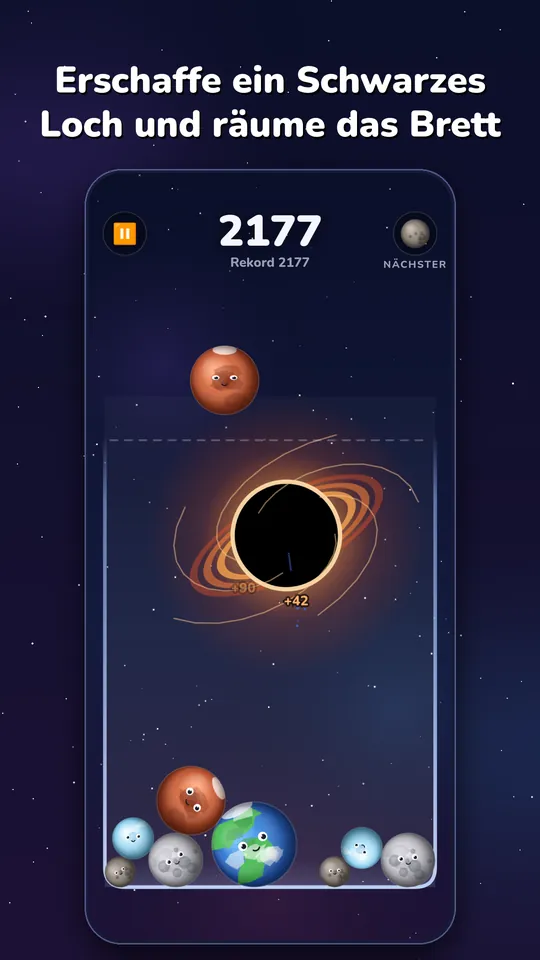 Cosmo Merge, Screenshot 2