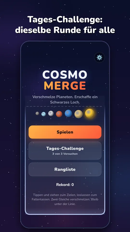 Cosmo Merge, Screenshot 5