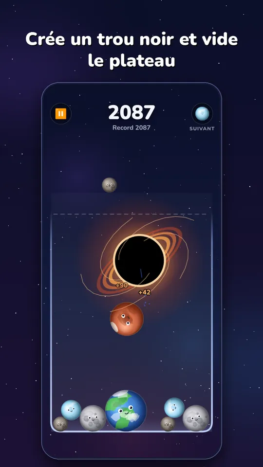 Cosmo Merge, capture d’écran 2