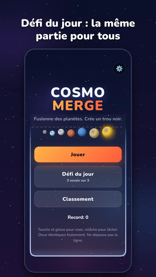Cosmo Merge, capture d’écran 5